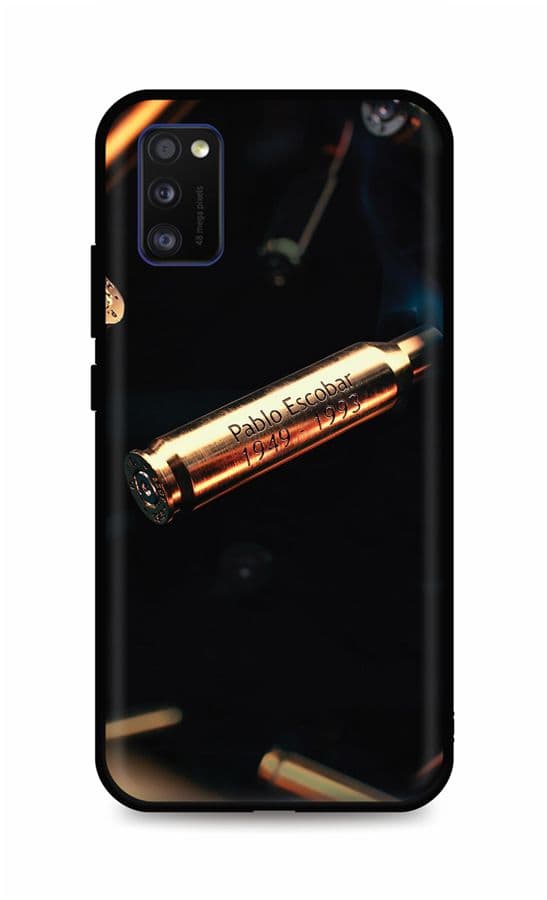Kryt TopQ Samsung A41 silikon Pablo Escobar Bullet 52313