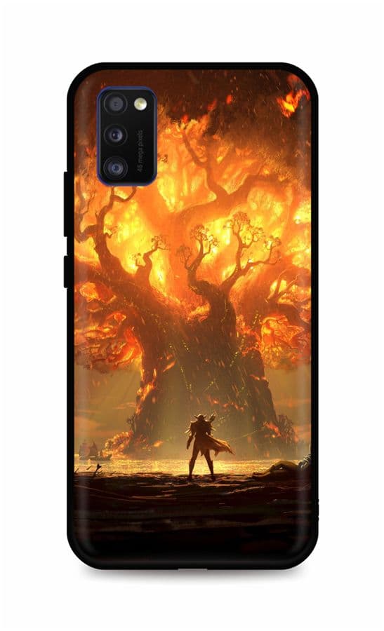 Kryt TopQ Samsung A41 silikon Warcraft 52324