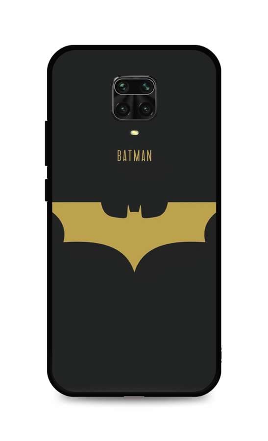 Kryt TopQ LUXURY Xiaomi Redmi Note 9 Pro pevný Gold Batman 52569