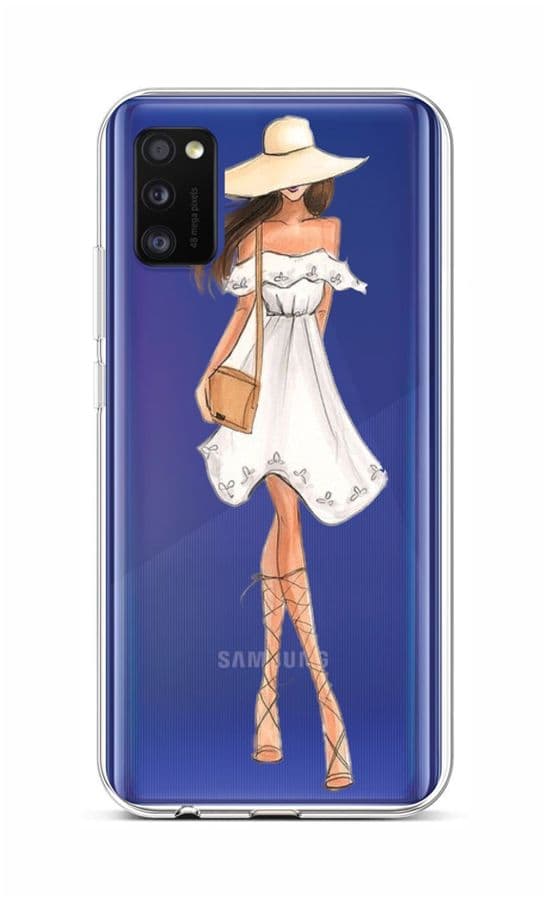 Kryt TopQ Samsung A41 silikon Lady 5 52664