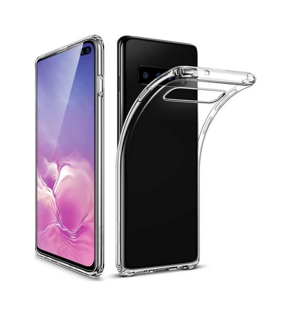 Pouzdro TopQ Samsung S10+ silikon průhledný ultratenký 0,5 mm 52780