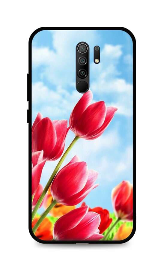 Kryt TopQ Xiaomi Redmi 9 silikon Tulips 52932
