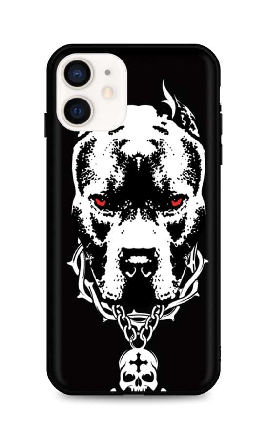 Kryt TopQ iPhone 12 mini silikon Fighting Dog 53281