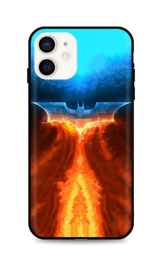 Kryt TopQ iPhone 12 mini silikon Fiery Batman 53293