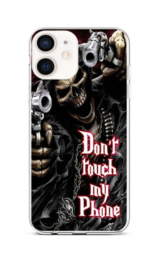 Kryt TopQ iPhone 12 mini silikon Smrťák 53458