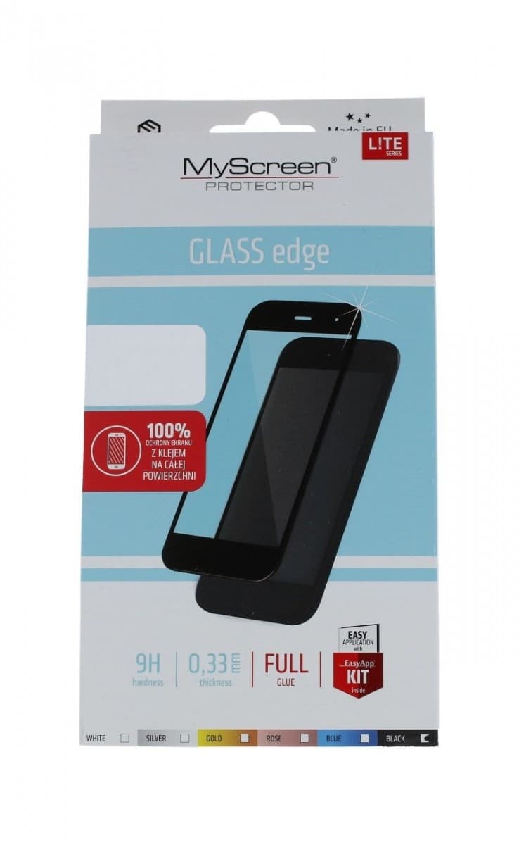 Tvrzené sklo MyScreen iPhone 12 Pro Max FullGlue LITE černé 53815