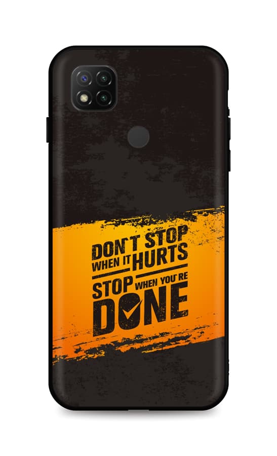 Kryt TopQ Xiaomi Redmi 9C silikon Don´t Stop 54180