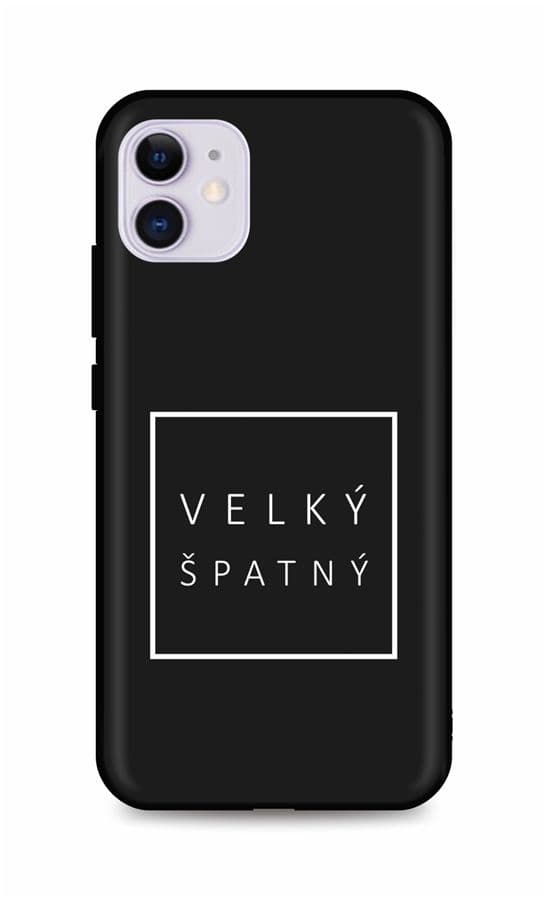 Kryt TopQ iPhone 11 silikon Velký špatný 54440