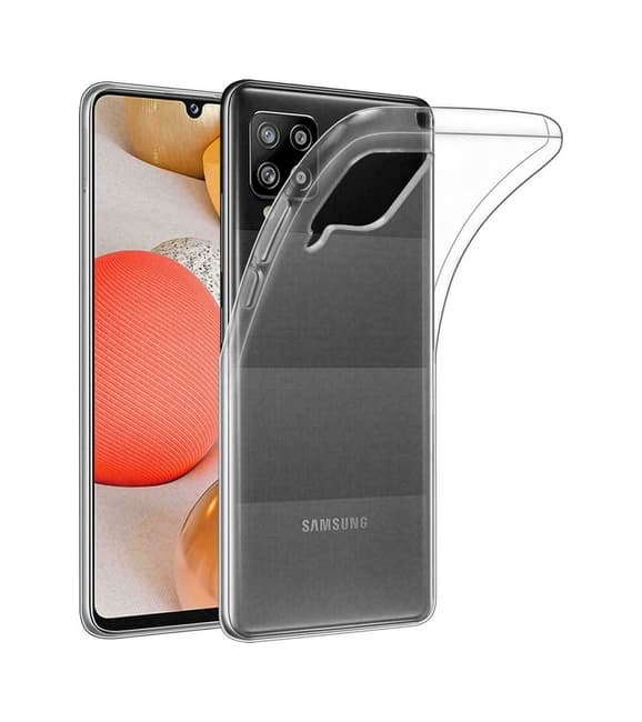 Pouzdro TopQ Samsung A42 silikon průhledný ultratenký 0,5 mm 54746