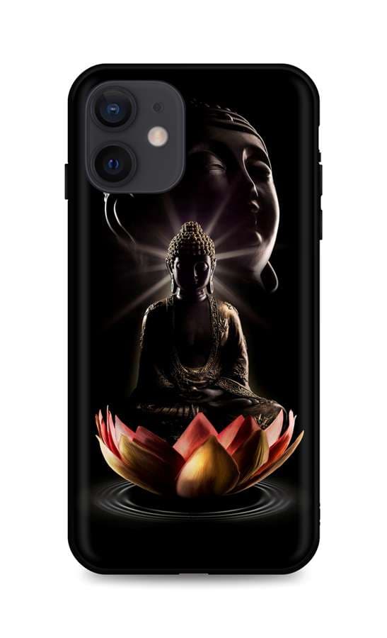 Kryt TopQ iPhone 12 silikon Meditation 55082