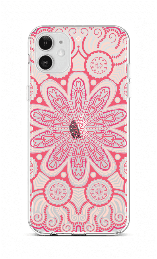 Kryt TopQ iPhone 12 silikon Romantic Mandala 55302