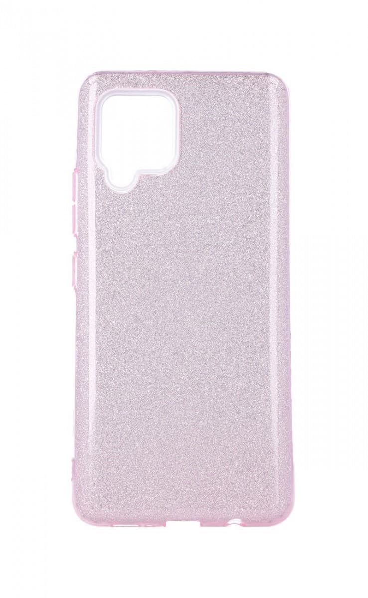 Kryt TopQ Samsung A42 glitter růžový 55355