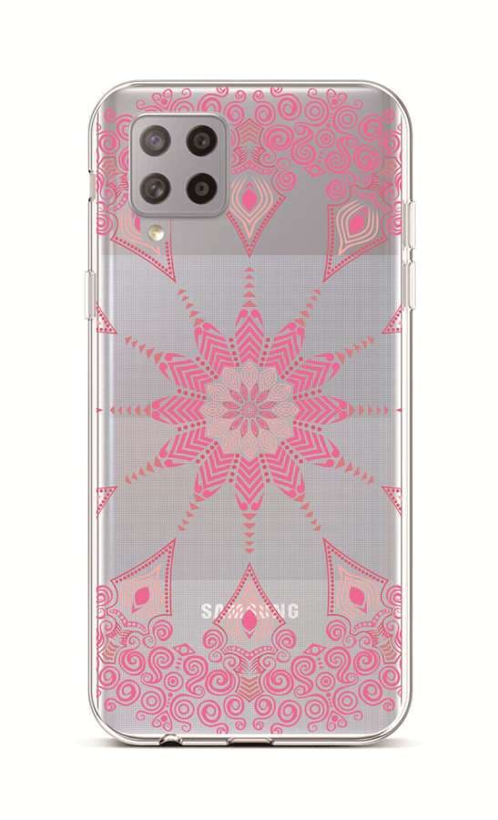 Kryt TopQ Samsung A42 silikon Pink Mandala 55410