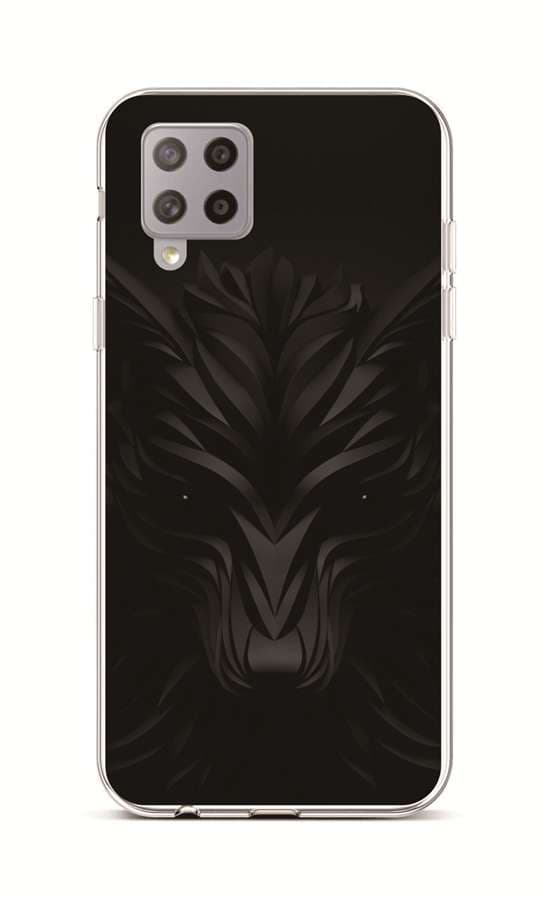 Kryt TopQ Samsung A42 silikon Černý vlk 55414