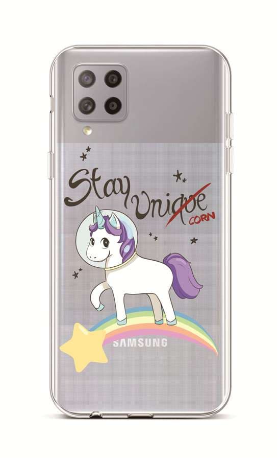 Kryt TopQ Samsung A42 silikon Stay Unicorn 55420