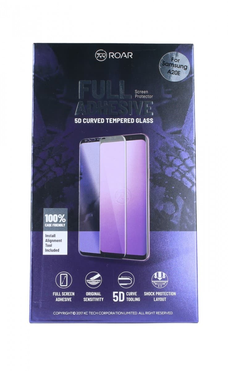 Tvrzené sklo Roar na Samsung A12 5D černé 55661