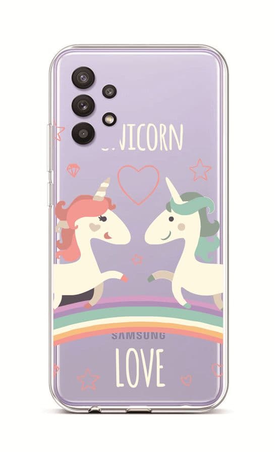 Kryt TopQ Samsung A32 5G silikon Unicorn Love 55742
