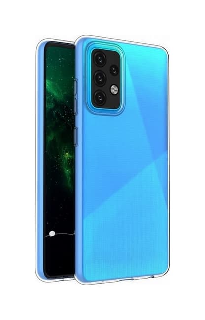 Kryt TopQ Samsung A52 silikon 1 mm průhledný 55832