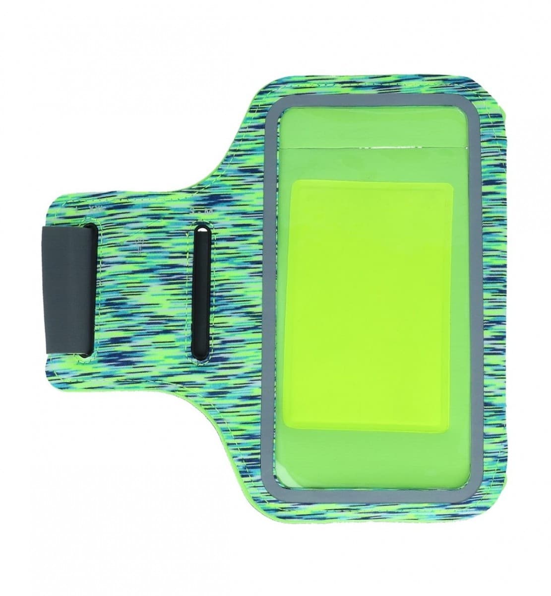 Sportovní pouzdro TopQ na ruku Streaky velikost XL zelené 56575