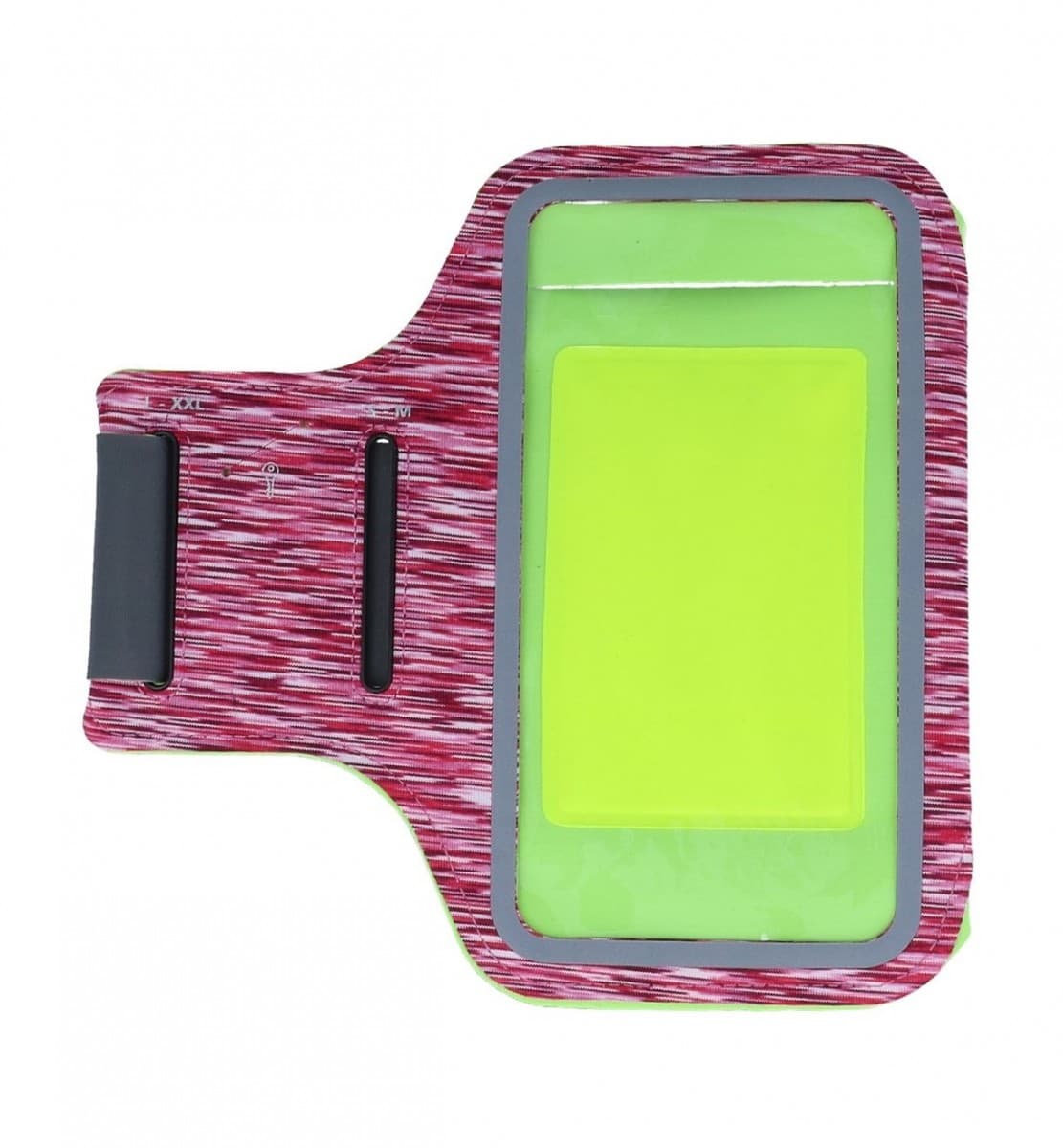 Sportovní pouzdro TopQ na ruku Streaky velikost XL fialové 56577