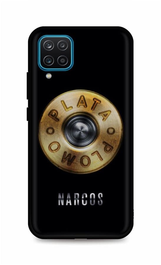 Kryt TopQ Samsung A12 silikon Plata O Plomo 56705