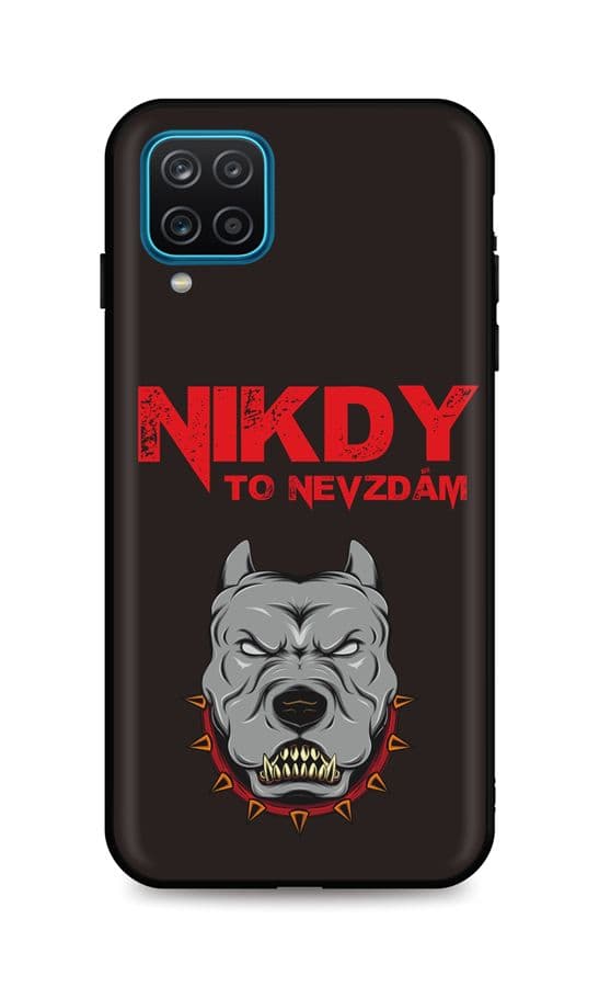 Kryt TopQ Samsung A12 silikon Nikdy to nevzdám 56790