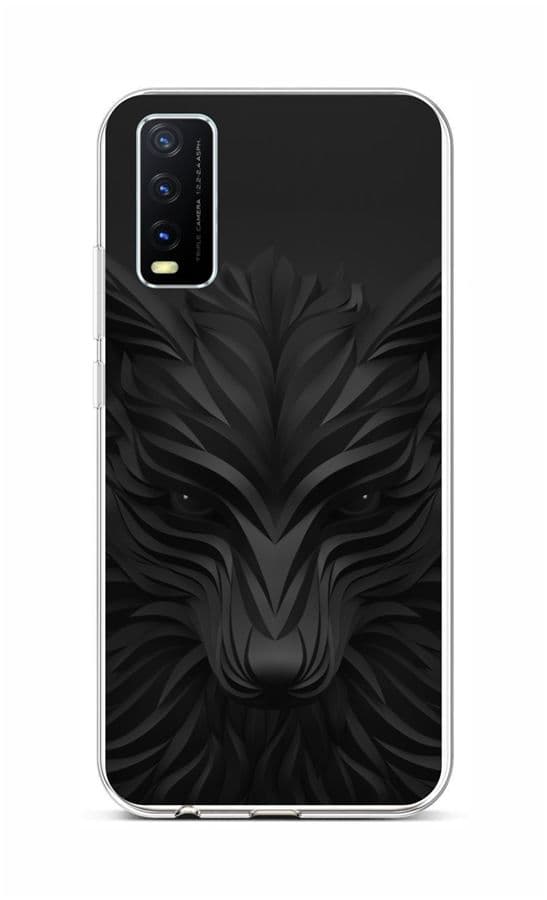 Kryt TopQ Vivo Y20s silikon Černý vlk 56936
