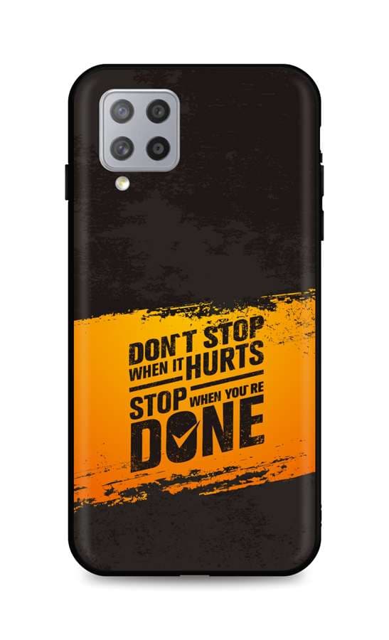 Kryt TopQ Samsung A42 silikon Don´t Stop 56965