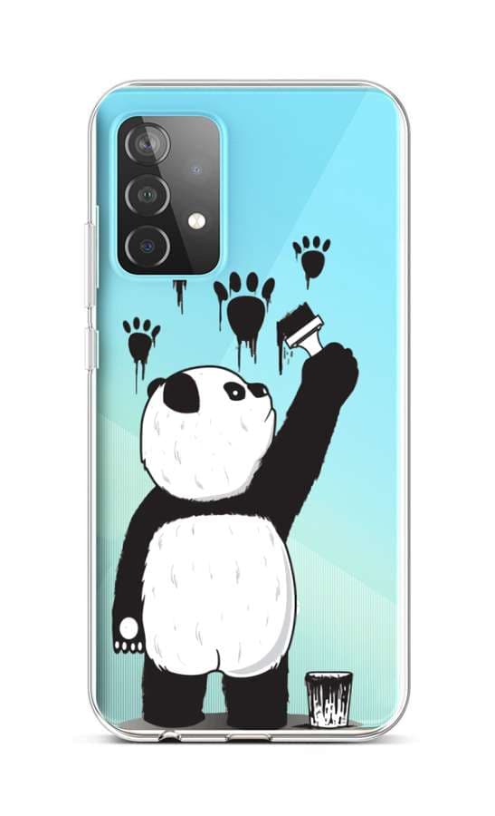 Kryt TopQ Samsung A52 silikon Rebel Panda 57346