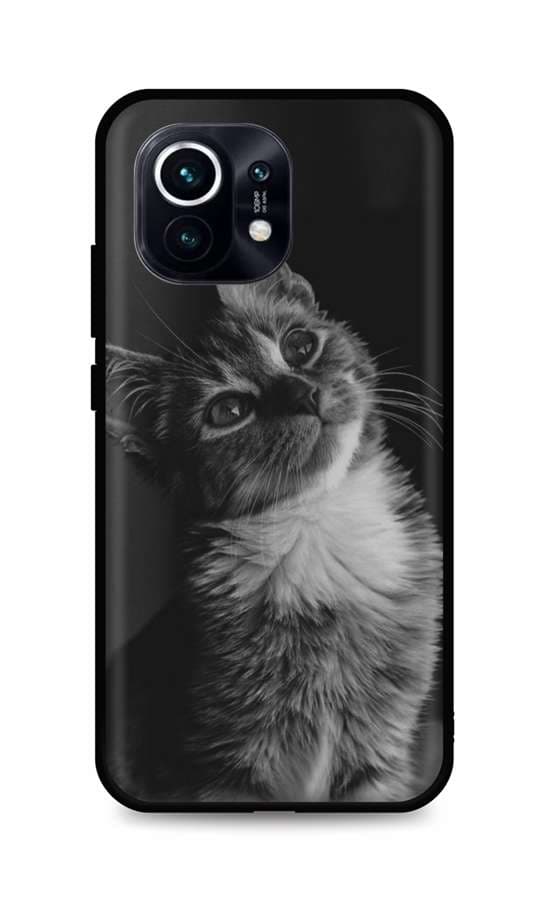 Kryt TopQ Xiaomi Mi 11 silikon Cute Cat 57548