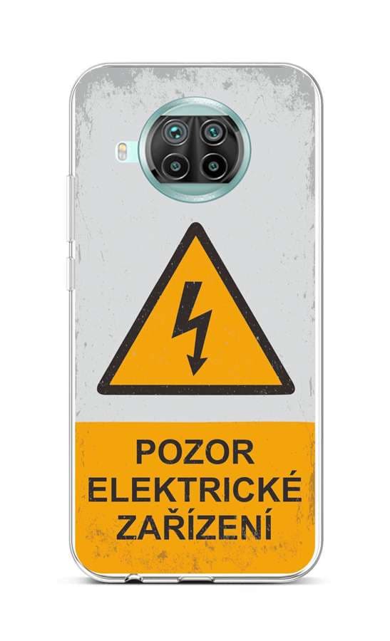 Kryt TopQ Xiaomi Mi 10T Lite silikon Pozor elektrické zařízení 57801