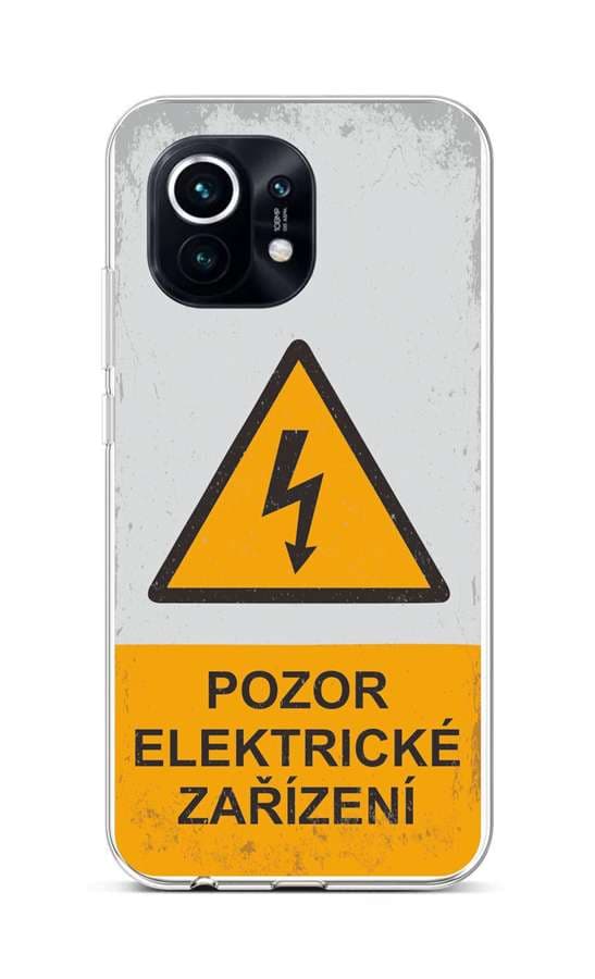 Kryt TopQ Xiaomi Mi 11 silikon Pozor elektrické zařízení 57827