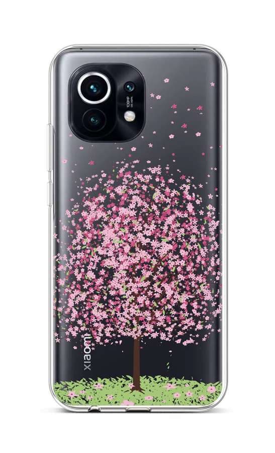 Kryt TopQ Xiaomi Mi 11 silikon Blossom Tree 57828