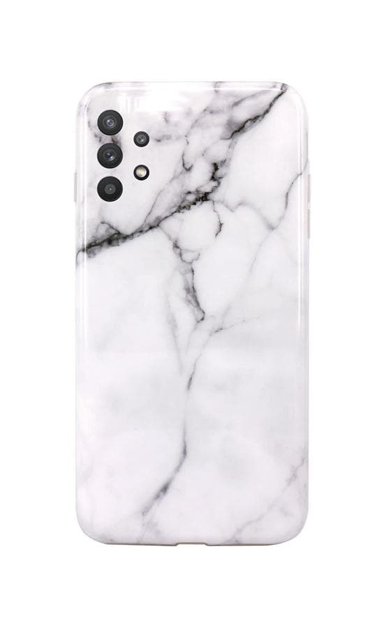 Kryt TopQ Samsung A32 5G silikon Mramor bílý 57888
