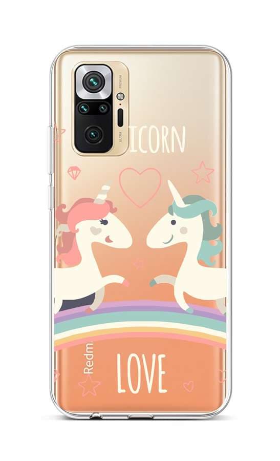 Kryt TopQ Xiaomi Redmi Note 10 Pro silikon Unicorn Love 58102