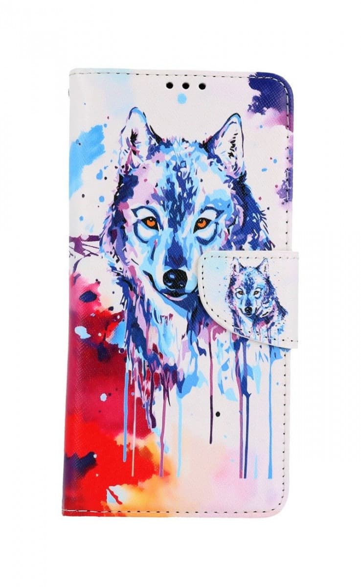 Pouzdro TopQ Xiaomi Mi 11 knížkové Kresba vlka 58319 - náhled 1