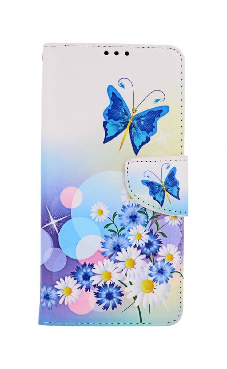 Pouzdro TopQ Xiaomi Mi 11 knížkové Bílé s motýlkem 58327 - náhled 1