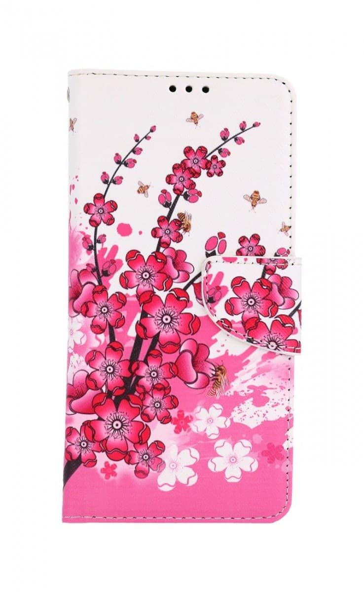 Pouzdro TopQ Xiaomi Mi 11 knížkové Kytičky textil 58328 - náhled 1