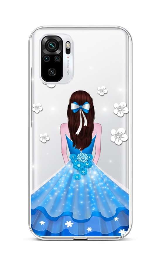 Kryt TopQ Xiaomi Redmi Note 10 silikon Blue Princess 59032