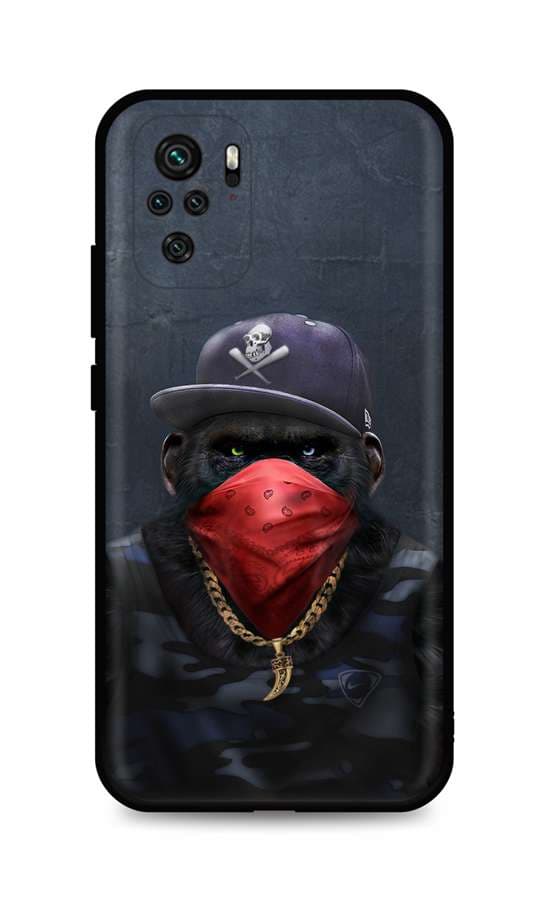 Kryt TopQ Xiaomi Redmi Note 10 silikon Monkey Gangster 59066