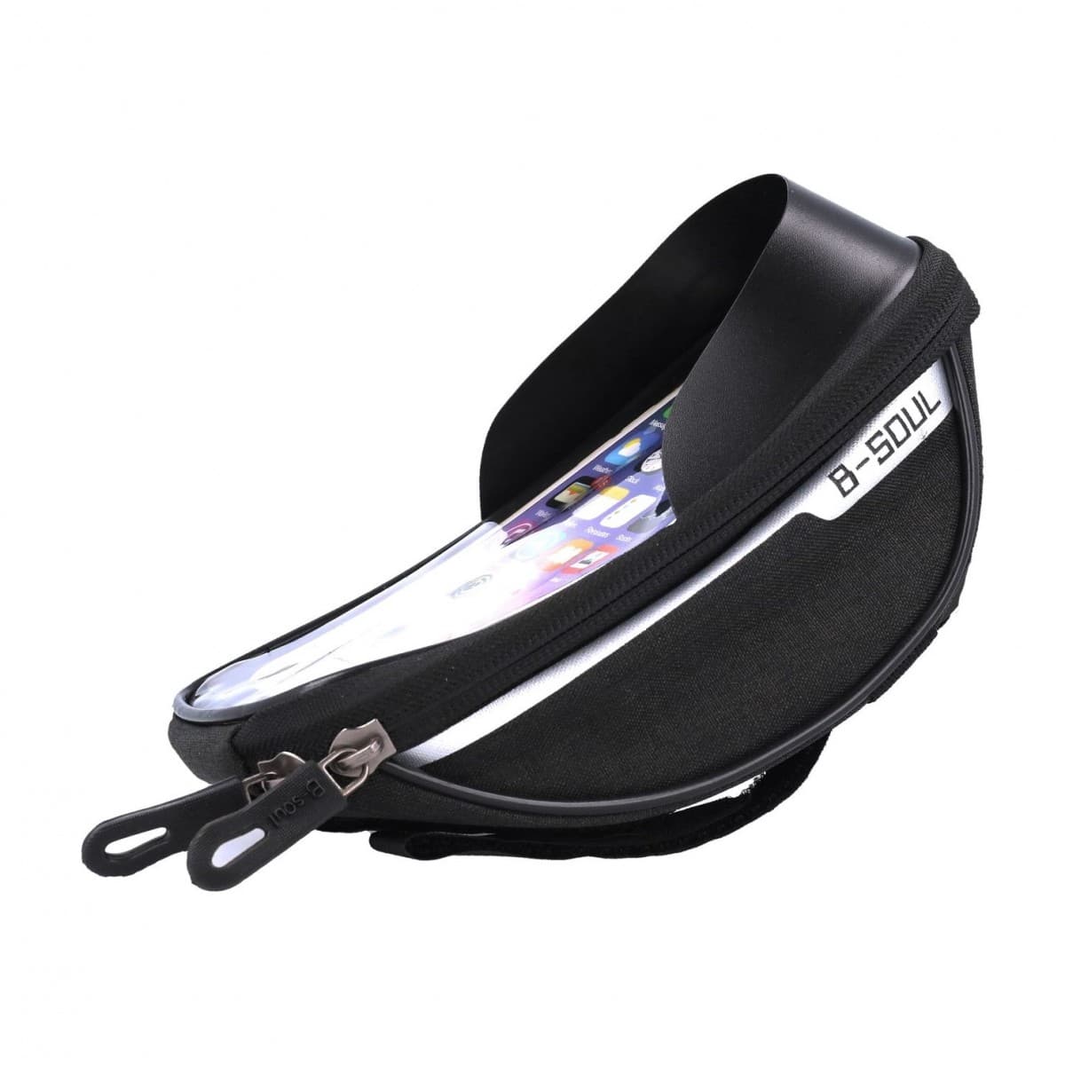 Pouzdro B-SOUL pro mobilní telefon na řídítka kola černé 5,5''  59283