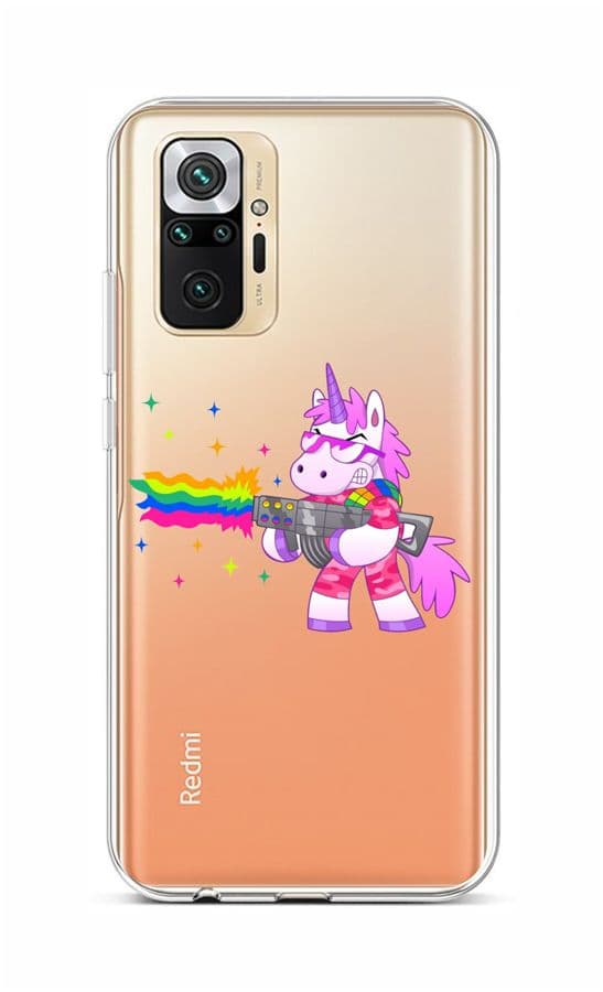 Kryt TopQ Xiaomi Redmi Note 10 Pro silikon Rainbow Gun 59501
