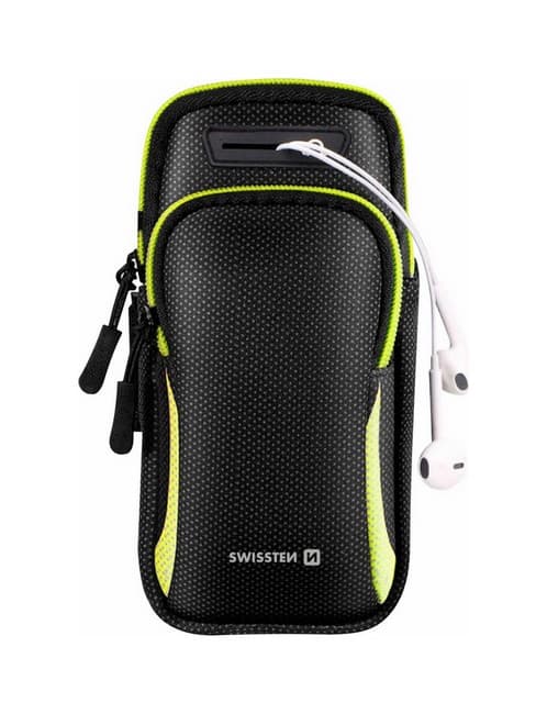 Univerzální sportovní pouzdro Swissten Arm Bag na ruku černé 59547