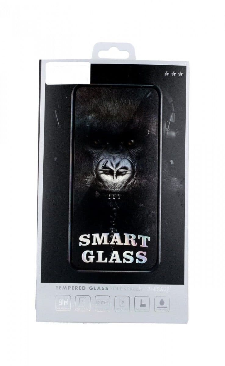 Tvrzené sklo SmartGlass na Samsung A12 Full Cover černé 60171