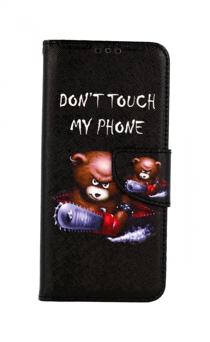 Pouzdro TopQ Samsung A22 knížkové Don´t Touch méďa 60518 - náhled 1