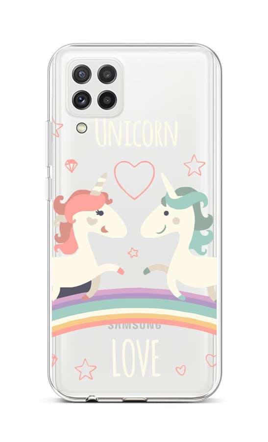 Kryt TopQ Samsung A22 silikon Unicorn Love 60536