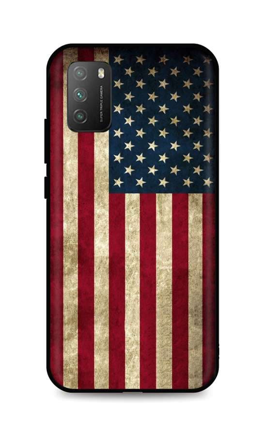Kryt TopQ Xiaomi Poco M3 3D silikon Amerika 60591
