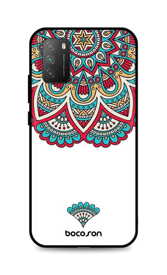 Kryt TopQ Xiaomi Poco M3 3D silikon Barevný motiv 60596