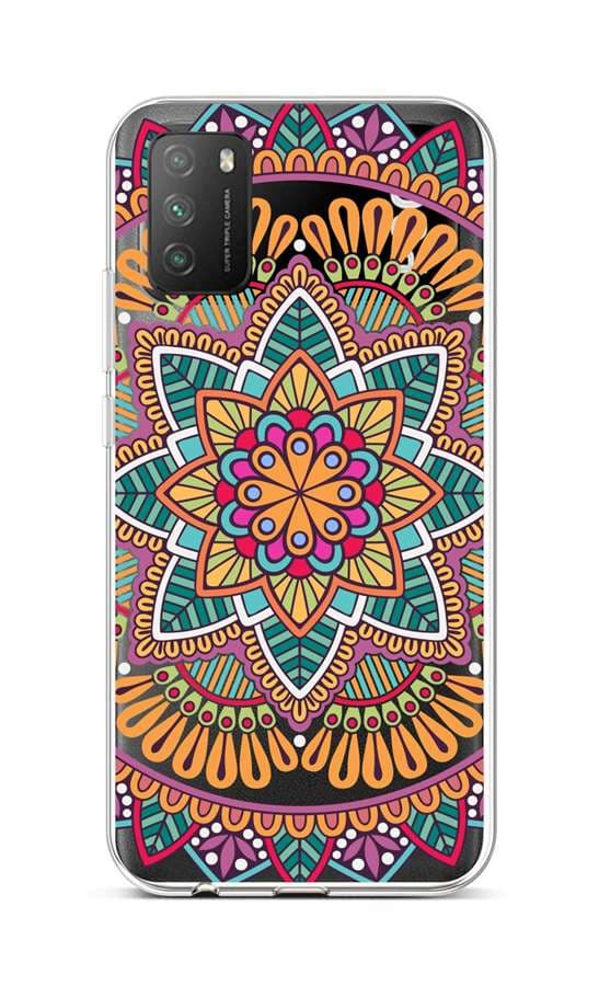 Kryt TopQ Xiaomi Poco M3 silikon Happy Mandala 60597