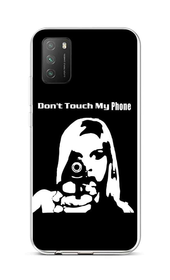 Kryt TopQ Xiaomi Poco M3 silikon Don't Touch Gun 60607